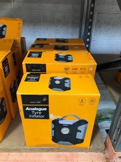 4 X ASSORTED TYRE INFLATORS TO INCLUDE RAPID DIGITAL TYRE INFLATOR: LOCATION - BR21