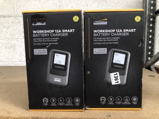 2 X ADVANCED WORKSHOP 12A SMART BATTERY CHARGERS: LOCATION - BR21