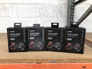4 X UP TO 2L LITHIUM JUMP STARTERS: LOCATION - BR22