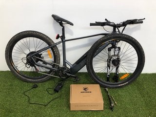 HOVSCO A5 ELECTRIC POWER ASSISTED MOUNTAIN BIKE IN GUNMETAL - RRP £849: LOCATION - A1