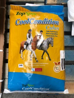 TOPSPEC COOL CONDITION CUBES HORSE FEED (NO VISIBLE SELL BY DATE): LOCATION - A6