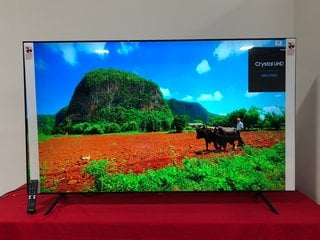 SAMSUNG 65"4K UHD HDR TV : MODEL UE65CU7100K - TO INCLUDE REMOTE AND POWER CABLE - RRP £549: LOCATION - A1