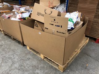 PALLET OF ASSORTED FOOD ITEMS TO INCLUDE WALKERS CRISPS MULTIPACK CHEESE & ONION (BBE 29/04/24): LOCATION - A9 (KERBSIDE PALLET DELIVERY)