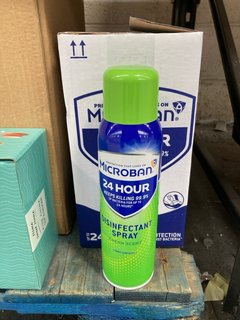 (COLLECTION ONLY) QTY OF MICROBAN 24 HOUR FRESH SCENT DISINFECTANT SPRAY 400ML (PLEASE NOTE: 18+YEARS ONLY. ID MAY BE REQUIRED): LOCATION - BR9