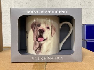 QTY OF MANS BEST FRIEND FINE CHINA MUGS: LOCATION - BR12