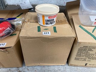 QTY OF EVO-STIK LINSEED OIL PUTTY 1KG TUBS: LOCATION - BR15