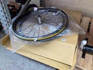 3 X ASSORTED BICYCLE WHEEL RIMS: LOCATION - AR18