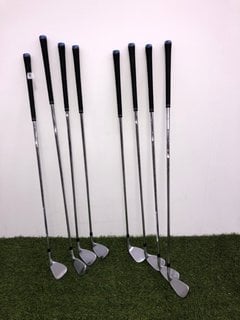 SET OF 8 TAYLORMADE QI10 IRON GOLF CLUBS - RRP £999: LOCATION - A1