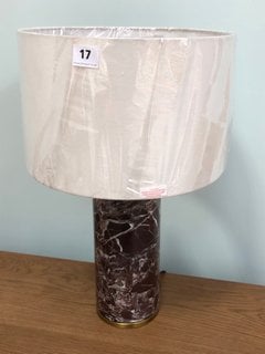 REMI TABLE LAMP IN RED RRP - £295: LOCATION - D1
