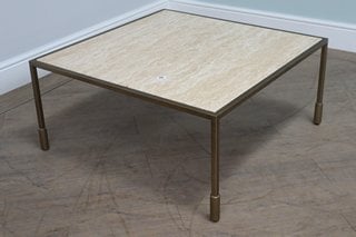 PORTNALL COFFEE TABLE IN TRAVERTINE RRP - £995: LOCATION - D1