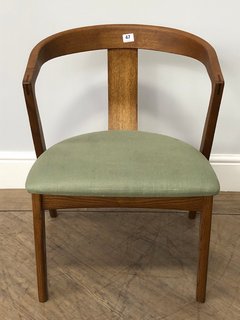 EDWIN DINING CHAIR IN SAGE LINEN: LOCATION - D2