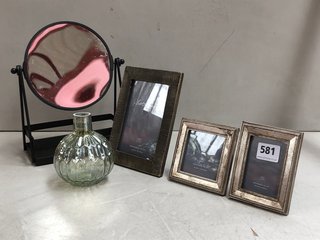 (COLLECTION ONLY) QTY OF ASSORTED ITEMS TO INCLUDE VARIOUS PICTURE FRAMES: LOCATION - CR2