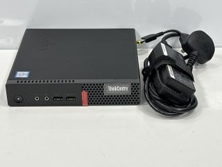 LENOVO THINKCENTER M910Q 512 GB PC IN BLACK (WITH MAINS POWER UNIT) INTEL CORE I5-7500T @ 2.70GHZ, 16.0 GB RAM,  INTEL HD GRAPHICS 630 [JPTM114766] THIS PRODUCT IS FULLY FUNCTIONAL AND IS PART OF OUR
