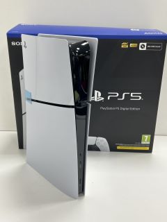 SONY PLAYSTATION 5 DIGITAL EDITION 1TB GAMES CONSOLE: MODEL NO CFI-2016 B01Y (WITH BOX & ALL ACCESSORIES) [JPTM114946] THIS PRODUCT IS FULLY FUNCTIONAL AND IS PART OF OUR PREMIUM TECH AND ELECTRONICS