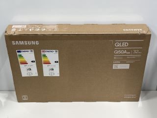 SAMSUNG QLED Q50A 32" HDR, SMART TV (ORIGINAL RRP - £359.00): MODEL NO QE32Q50AEUXXU (SEALED IN BOX, SEALED UNIT) [JPTM114987] (SEALED UNIT) THIS PRODUCT IS FULLY FUNCTIONAL AND IS PART OF OUR PREMIU