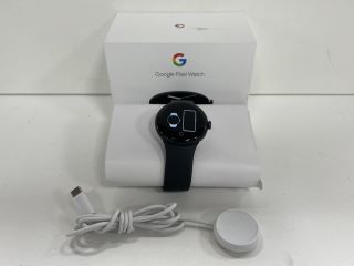 GOOGLE PIXEL SMARTWATCH IN MATTE BLACK STAINLESS STEEL: MODEL NO GQF4C (WITH BOX, STRAPS & CHARGER CABLE) [JPTM115004] THIS PRODUCT IS FULLY FUNCTIONAL AND IS PART OF OUR PREMIUM TECH AND ELECTRONICS