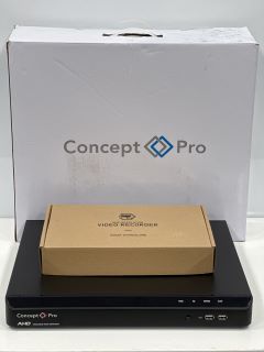 CONCEPT PRO PROFESSIONAL 16 CHANNEL 8MP DVR SECURITY RECORDING DEVICE IN BLACK: MODEL NO VXH8AHD-16 (WITH BOX AND ACCESSORIES) [JPTM114806] THIS PRODUCT IS FULLY FUNCTIONAL AND IS PART OF OUR PREMIUM