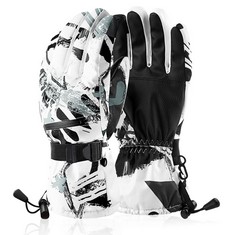 11 X ATERCEL SKI GLOVES -30°F WATERPROOF THERMAL GLOVES, WARM TOUCH SCREEN WINTER GLOVES FOR MEN WOMEN - TOTAL RRP £157: LOCATION - A RACK