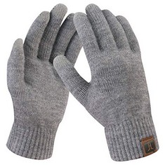 40 X BEQUEMER LADEN WOMEN'S WINTER TOUCHSCREEN STRETCH THERMAL MAGIC GLOVES WARM WOOL KNITTED THICK FLEECE LINED TEXTING GLOVES FOR WOMEN - TOTAL RRP £322: LOCATION - A RACK