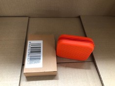 55 X SILICONE POUCH FOR OUTLERY TRAVEL CUTLERY. ORANGE. TOTAL RRP £375: LOCATION - A RACK