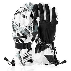 24 X ATERCEL SKI GLOVES -30°F WATERPROOF THERMAL GLOVES, WARM TOUCH SCREEN WINTER GLOVES FOR MEN WOMEN - TOTAL RRP £348: LOCATION - B RACK