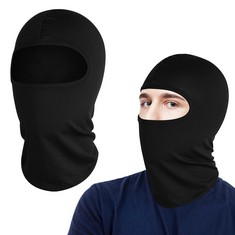 43 X WLLHYF BALACLAVA FACE MASK SKI MASK WINTER WINDPROOF BREATHABLE FULL FACE MASK COLD WEATHER WIND PROTECTION HEADWEAR GEAR FOR MOTORCYCLE SNOWBOARDING FISHING UV PROTECTION BLACK - TOTAL RRP £103