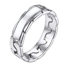 15 X STAINLESS STEEL THUMB RINGS. TOTAL RRP £162: LOCATION - C RACK