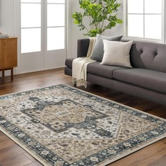 QTY OF ASSORTED ITEMS TO INCLUDE 150X210CM NON-SLIP LONG HALLWAY RUNNER RUG. RED/BLUE.:: LOCATION - D RACK