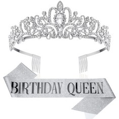 QTY OF ASSORTED ITEMS TO INCLUDE BIRTHDAY CRYSTAL CROWN TIARA. TOTAL RRP £132: LOCATION - A RACK