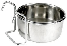 QTY OF ASSORTED ITEMS TO INCLUDE STAINLESS STEEL HOOK UP FEEDING BOWL : LOCATION - F RACK