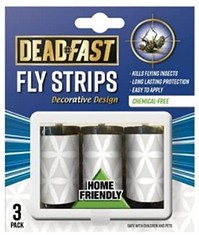 20 X DEADFAST FLY STRIPS - DECORATIVE DESIGN - INSECT TRAPS - TOTAL RRP £150: LOCATION - A RACK