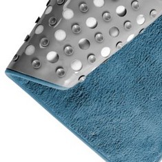 19 X INCETUE WATERPROOF BATHROOM MATS NON SLIP WASHABLE, MICROFIBER BATH MAT WITH SUCTION CUP, WATER ABSORBENT MAT, 42 X 62 CM BATHROOM KITCHEN RUGS (TURQUOISE) - TOTAL RRP £158: LOCATION - G RACK