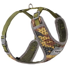 42 X THINKPET REFLECTIVE BREATHABLE SOFT AIR MESH NO PULL PUPPY CHOKE FREE OVER HEAD VEST VENTILATION HARNESS FOR PUPPY SMALL MEDIUM DOGS (CAMOUFLAGE GREEN,S) - TOTAL RRP £350: LOCATION - H RACK