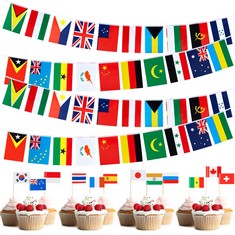 QTY OF ASSORTED ITEMS TO INCLUDE OLYMPIC PARTY FLAGS : LOCATION - H RACK