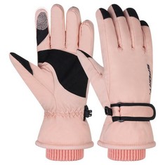 QTY OF ASSORTED ITEMS TO INCLUDE WOMENS NON-SLIP WINTER GLOVES. PINK. : LOCATION - H RACK