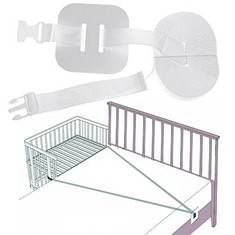 35 X IKEJI 8M NURSERY BEDDING BEDDING ACCESSORIES BED RAILS FOR KID TODDLER BED STRAP - TOTAL RRP £233: LOCATION - H RACK