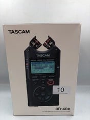 TASCAM DR-40 X PORTABLE FOUR-TRACK AUDIO RECORDER AND USB INTERFACE.: LOCATION - A