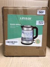 5X LINSAR GLASS KETTLE MODEL GK-A: LOCATION - C