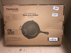 QTY OF ITEMS TO INCLUDE NUOVVA 12 INCH CAST IRON SKILLET: LOCATION - C