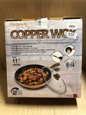 QTY OF ITEMS TO INCLUDE NUOVVA 11 INCH COPPER WOK: LOCATION - C