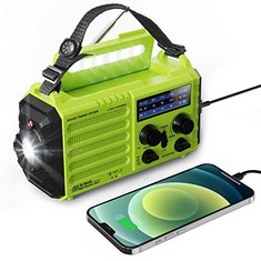 QTY OF ITEMS TO INCLUDE SOLAR CRANK RADIO RRP £386 : LOCATION - C