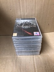 QTY OF ITEMS TO INCLUDE FINAL FANTASY XIV: STORMBLOOD (PC DVD) ID MAY BE REQUIRED: LOCATION - A