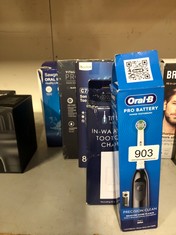 QTY OF ITEMS TO INCLUDE ORALB VITALITY PRO ELETRIC TOOTHBRUSH : LOCATION - BACK WALL