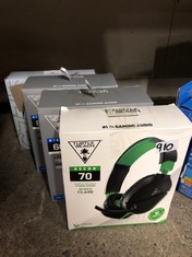 QTY OF ITEMS TO INCLUDE TURTLE BEACH RECON 70 WIRED HEADSET: LOCATION - BACK WALL