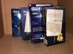 QTY OF ITEMS TO INCLUDE ORAL B VITALITY PRO ELETRIC TOOTHBRUSH: LOCATION - BACK WALL