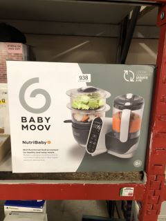 QTY OF ITEMS TO INCLUDE BABY MOOV NUTRIBABY MULTIFUNCTIONAL FOOD PROCESSOR: LOCATION - BACK WALL