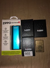 QTY OF ITEMS TO INCLUDE ZIPPO HEAT BANK6: LOCATION - BACK WALL
