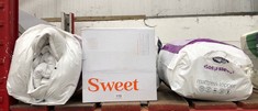 QTY OF BEDDING ITEMS TO INCLUDE SILENTNIGHT DEEP MATTRESS TOPPER: LOCATION - BEDDING(COLLECTION OR OPTIONAL DELIVERY AVAILABLE)