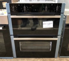 NEFF BUILT UNDER ELECTRIC DOUBLE OVEN MODEL J1ACE2HN0B RRP £799: LOCATION - WHITE GOODS(COLLECTION OR OPTIONAL DELIVERY AVAILABLE)