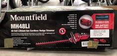 MOUNTFIELD MH48LI 48V LITHIUM-ION CORDLESS HEDGE TRIMMER:: LOCATION - OUTDOOR & GARDEN(COLLECTION OR OPTIONAL DELIVERY AVAILABLE)